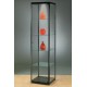 Vitrine 200x50x50cm zwart 50ZW200